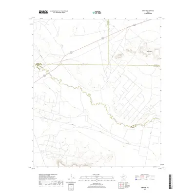 2019 Map of Girvin SE, 2019 Print