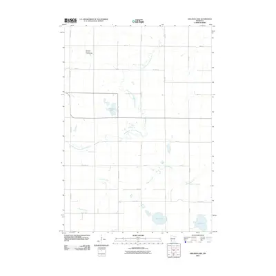 2010 Map of Gislason Lake, 2010 Print