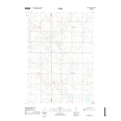 2019 Map of Gislason Lake, 2019 Print