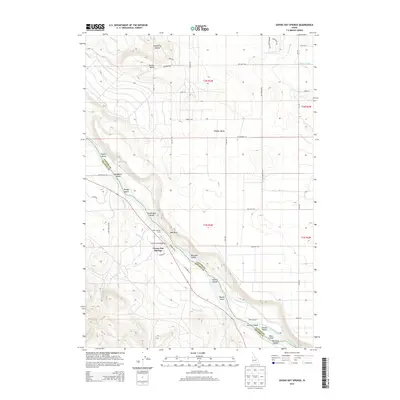 2013 Map of Givens Hot Springs, 2013 Print