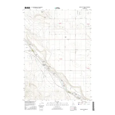 2017 Map of Givens Hot Springs, 2017 Print