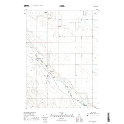 2020 Map of Givens Hot Springs, 2020 Print
