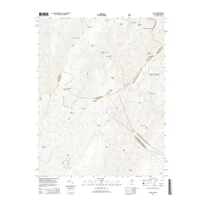 2014 Map of Glace, 2014 Print