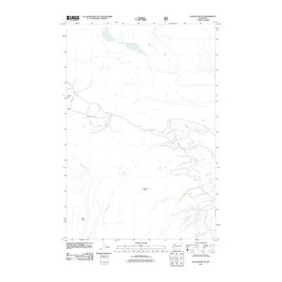 2011 Map of Glaciate Butte, 2011 Print
