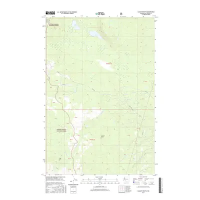 2017 Map of Glaciate Butte, 2017 Print
