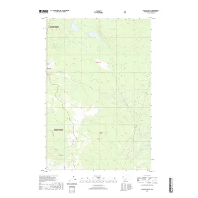2020 Map of Glaciate Butte, 2020 Print