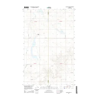 2014 Map of Glacier Colony, 2014 Print