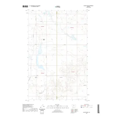 2020 Map of Glacier Colony, 2020 Print