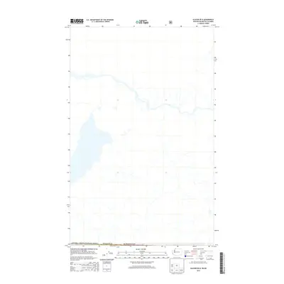 2014 Map of Glacier OE N, 2014 Print