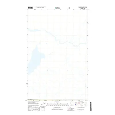 2017 Map of Glacier OE N, 2017 Print