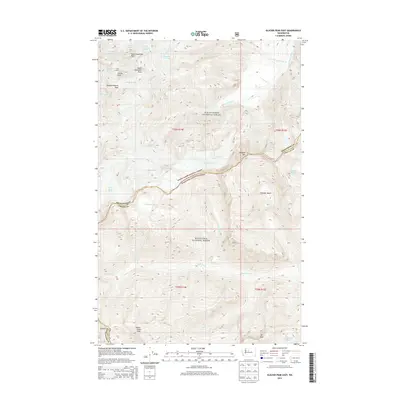 2014 Map of Glacier Peak East, 2014 Print
