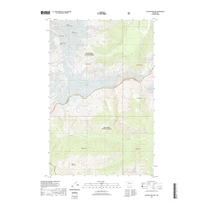 2020 Map of Glacier Peak East, 2020 Print
