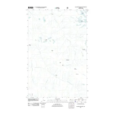 2011 Map of Glacier Peak West, 2011 Print