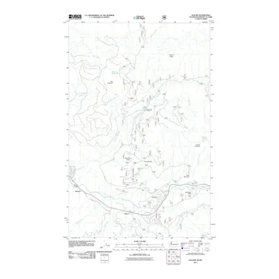 2011 Map of Glacier, 2011 Print