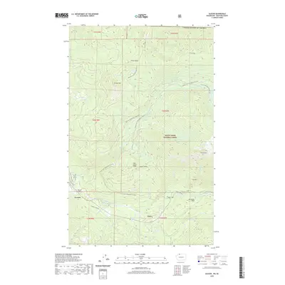 2020 Map of Glacier, 2020 Print