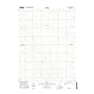 2016 Map of Glacken Hill, 2016 Print