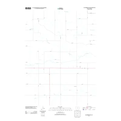 2013 Map of Gladbrook NE, 2013 Print