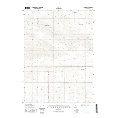 2015 Map of Gladbrook NE, 2015 Print