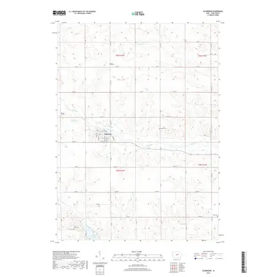 2018 Map of Gladbrook, 2018 Print