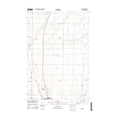 2014 Map of Glade, 2014 Print