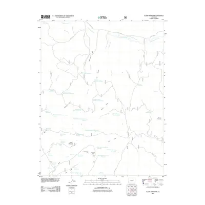 2011 Map of Glade Mountain, 2011 Print