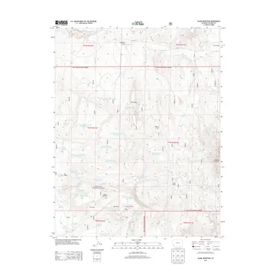 2013 Map of Glade Mountain, 2013 Print