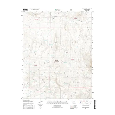 2016 Map of Glade Mountain, 2016 Print