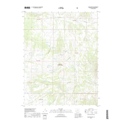 2019 Map of Glade Mountain, 2019 Print