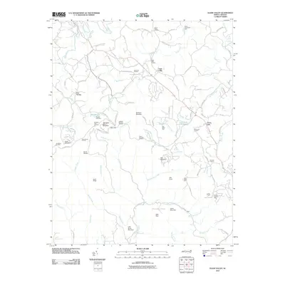2010 Map of Glade Valley, 2010 Print