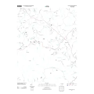 2013 Map of Glade Valley, 2013 Print