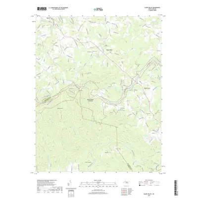 2019 Map of Glade Valley, 2019 Print
