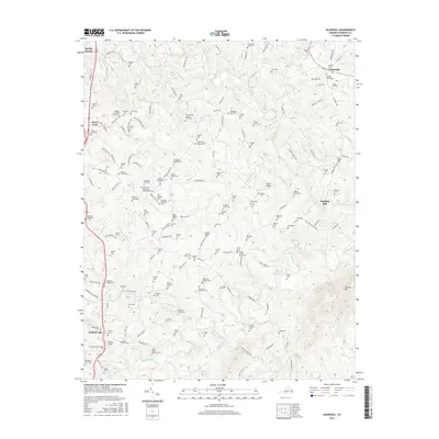 2016 Map of Gladehill, 2016 Print
