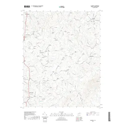 2019 Map of Gladehill, 2019 Print