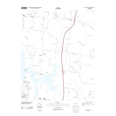 2013 Map of Gladeville, 2013 Print