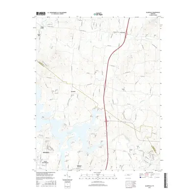 2016 Map of Gladeville, 2016 Print