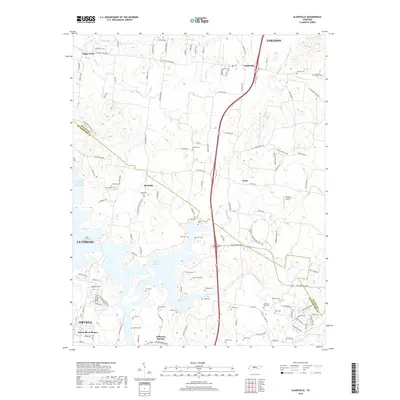 2019 Map of Gladeville, 2019 Print