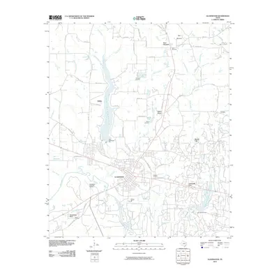 2010 Map of Gladewater, 2010 Print