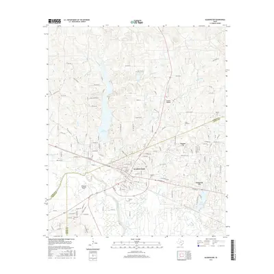 2016 Map of Gladewater, 2016 Print