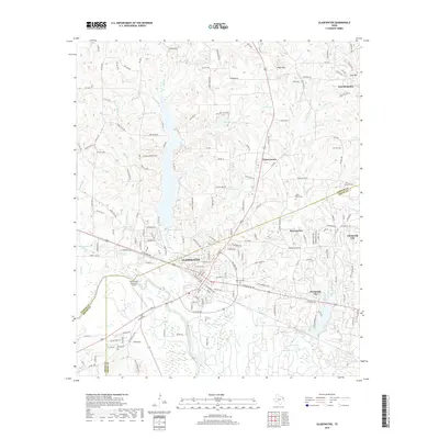 2019 Map of Gladewater, 2019 Print