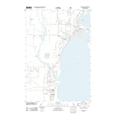2011 Map of Gladstone, 2011 Print