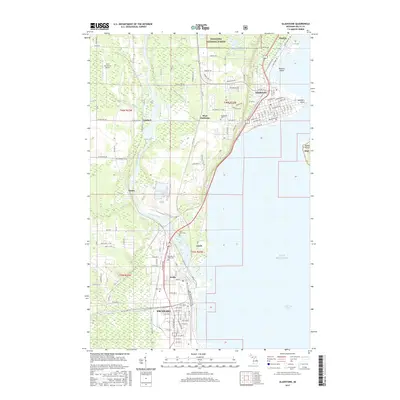 2017 Map of Gladstone, 2017 Print