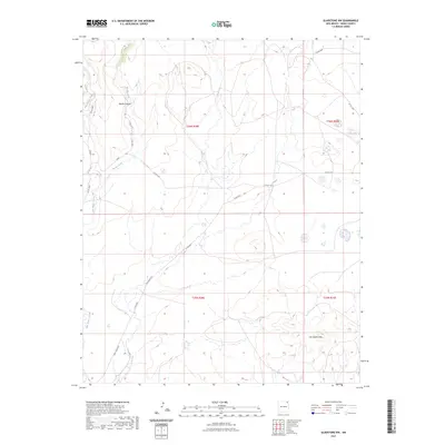 2023 Map of Gladstone NW, 2023 Print