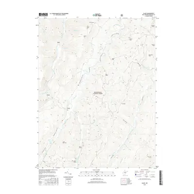 2016 Map of Glady, 2016 Print