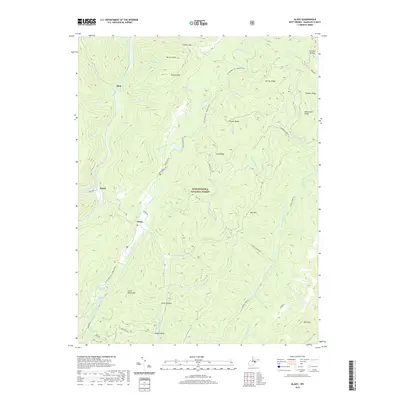 2019 Map of Glady, 2019 Print