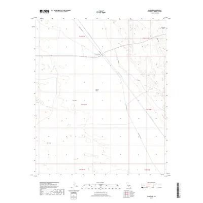 2018 Map of Glamis NW, 2018 Print