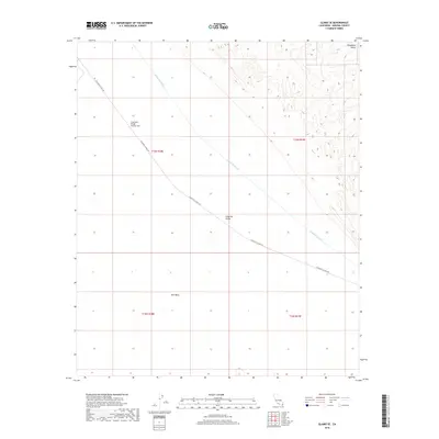 2018 Map of Glamis SE, 2018 Print