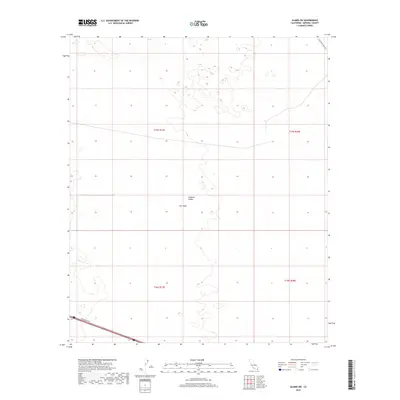 2018 Map of Glamis SW, 2018 Print