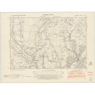 1948 Map of Glamorgan VIII.NE, 1953 Print