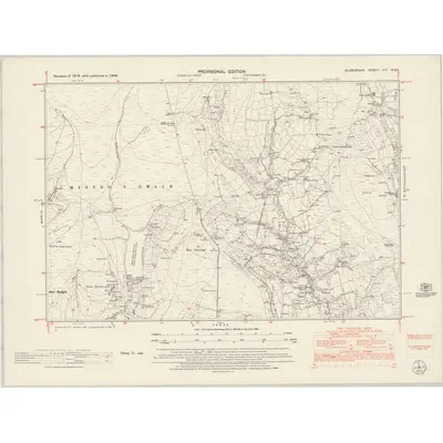 1948 Map of Glamorgan VIII.NW, 1953 Print