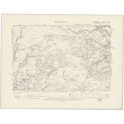 1897 Map of Glamorgan XI.NE, 1901 Print